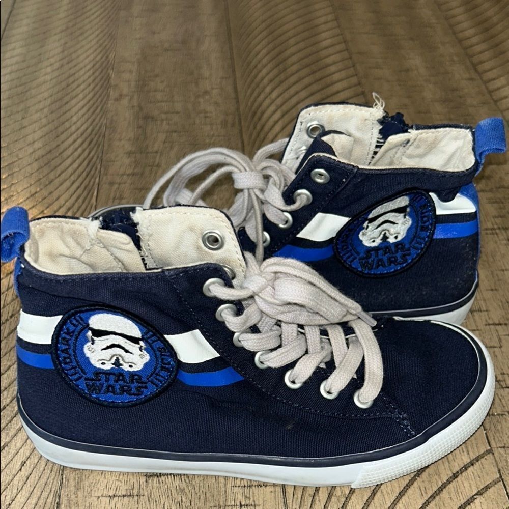 Star ⭐️ Wars x Gap Ltd Ed High-Top Sneakers 👟 Zip Up ⬆️